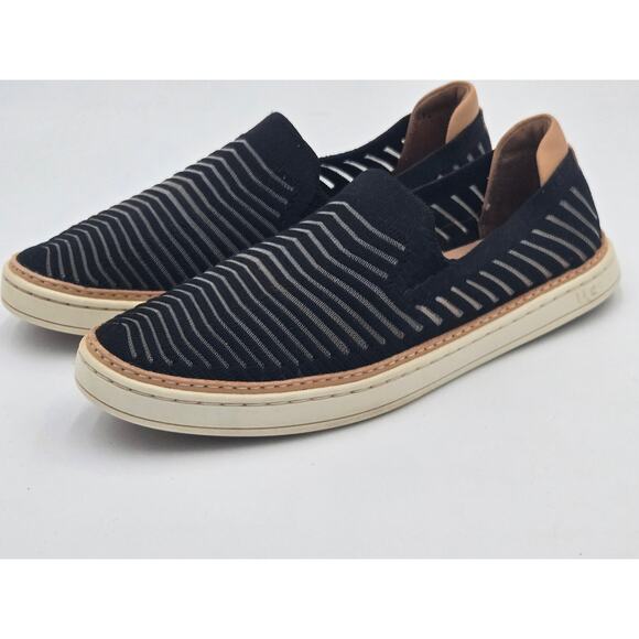 UGG Australia Shoes - UGG Sammy Breeze Womens 6.5 Black Slip On Knit Casual Shoes